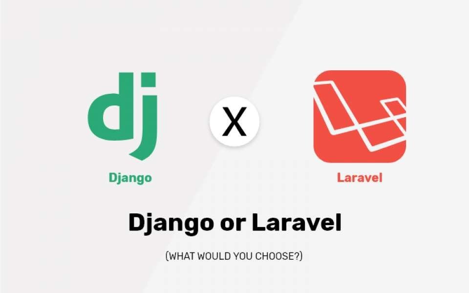 Django 和 Laravel 框架示意圖